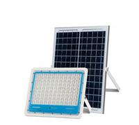Faretto Led Esterno con Pannello Solare, Faro a Led da Giardino 1000w con Sensore Crepuscolare e Telecomando, Faretto Solare Impermeabile IP66.