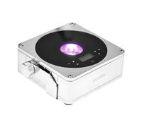 Faretto LED EUROLITE AKKU IP Flat Light 1 cromo 15W RGBW IP65 con QuickDMX e bat