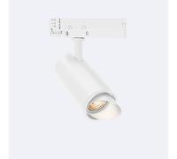 Faretto LED Fasano Bianco 30W Cilindro Obliquo Regolabile DALI per Binario