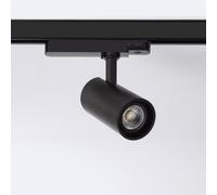 Faretto LED Fasano Nero 20W Regolabile per Binario Trifase