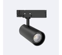 Faretto LED Fasano Nero 30W Regolabile DALI per Binario Trifase