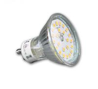 Faretto LED GU10 "H55 SMD", 120°, 3000 K, 400 lm, 230 V/5 W, luce bianca calda