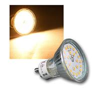 Faretto LED GU10 "H55 SMD", 120°, 3000 K, 400 lm, 230 V/5 W, luce bianca calda
