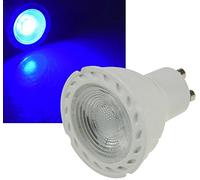 Faretto LED GU10 "LDS-50" blu 38°, 230V/5W
