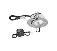 FARETTO LED IKM LICHTTECHNIK PC20N61502 - 8W, Bianco caldo, Da incasso, Dimmerabile