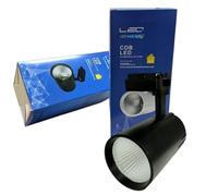Faretto LED JANDEI 30W COB Nero per Binario Monofase Orientabile