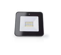 Nedis, Smartlife Wi-Fi Connected 20W 1600lm RGB LED Faretto da esterno, Nero [EEK: F]