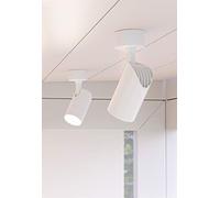 Faretto Led Orientabile a 360° Porta Faretto GU10 Con Base Fissa 230V Bianco Picolo Faretto Design Per Ambienti Interni - Beneito Faure