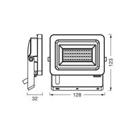 OSRAM Proiettore LED con classe di efficienza energetica A, alloggiamento in all