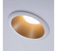 Paulmann 93406 Lampada da incasso LED Cole rotonda incl. 3 faretti da incasso da 6,5 Watt dimmerabile bianco, oro opaco apparecchio da incasso plastica, zinco-alluminio spot da soffitto 2700 K