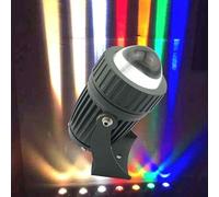 Faretto LED Pavimento - Luci Paesaggistiche Da Esterno, Faretti Da Giardino RGB Impermeabili IP66, Lampada A LED Con Fascio Di Luce Rotante Da Esterno Da 10 W(AC85-265V)