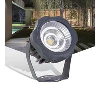 Faretto LED Pavimento - Luci Paesaggistiche Da Esterno, Faretto LED Con Fascio Angolare Regolabile Impermeabile IP65, Luci Rotonde COB Per Alberi Da Esterno, Faretti LEDS A Lungo Raggio(White,30W(AC11