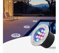 Faretto LED Pavimento - Luci Paesaggistiche Da Esterno, Luci Da Esterno A LED Da Incasso CA 220V, Impermeabili IP67 Faretti Da Incasso, Faretti Da Esterno Da Incasso A Terra, Per Prato(Warm White,6W)