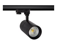 LEDKIA LIGHTING - Faretto LED Binario Trifase 20W | Regolabile e Orientabile | No Flicker | CCT Selezionabile | Flusso Luminoso 2000lm | Interni, Showroom, Saloni | Bianco, Alluminio