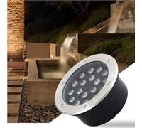DUOAZJL Faretto LED per esterni - Lampada da incasso impermeabile IP67 per illuminazione da giardino, cortile, costruzione, certificato CE ROHS FCC(Warm White,36w(85-265v))