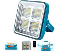 FARETTO LED PORTATILE RICARICABILE SOLARE USB POWERBANK PER EMERGENZA LAVORO