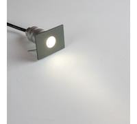 Faretto LED Rettangolare Mini 1W IP67 - PROFESSIONAL Colore Bianco Naturale 4.000K