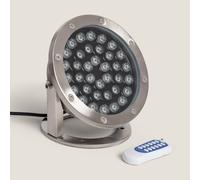 Faretto LED RGB da Superficie 12V 36W Sommergibile IP68