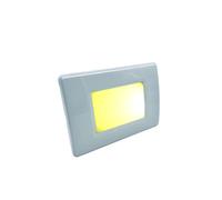 Faretto Led segnapasso da parete per scatola 503 doppia funzione emergenza 1.1w [EEK: A++]