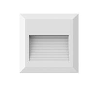 SEGNAPASSO LED BIANCO 2W BIANCO NATURALE QUAD. IP65 VT-1152-LED1320 V-TAC