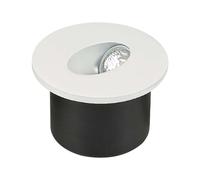 Faretto LED Segnapasso Rotondo Montaggio a Incasso 3W Colore Bianco 4000K IP20 S