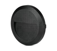 Faretto LED Segnapasso Rotondo Nero 2W, da Esterno