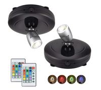 Faretto LED Senza Fili a Batteria Con Telecomando, RGB Illuminazione per Freccet