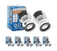 FARETTO LED SIGMALED LIGHTING LED IP54 3W Luce Calda 3000K 300lm Pack 10 pezzi