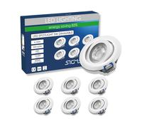 FARETTO LED SIGMALED LIGHTING LED Spot IP20 5W Luce Calda 3000K 450lm Pack 6 pezzi