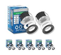 FARETTO LED SIGMALED LIGHTING LED Spot IP54 3W Luce Naturale 4000K 300lm Pack 10 pezzi