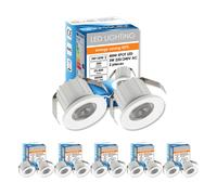 FARETTO LED SIGMALED LIGHTING Pack 10 Spot Led 220V 3W luce calda 3000K tondo