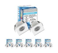 FARETTO LED SIGMALED LIGHTING Pack 10 Spot Led 220V 3W luce fredda 6000K quadrato