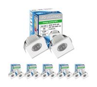 FARETTO LED SIGMALED LIGHTING Pack 10 Spot Led 220V 3W luce naturale 4000K quadrato