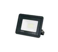 Faretto LED Slim 20W Nero 6000K IP66 Alluminio SMD2835 Angolo 120° Esterno Interno
