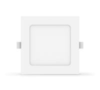 Faretto Led slim da incasso 6W Quadrato Cornice bianca Apertura 100 gradi Bianco freddo 6500K Aigostar