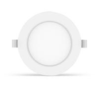 Faretto Led slim da incasso 6W Rotondo Cornice bianca Apertura 100 gradi Bianco freddo 6500K Aigostar