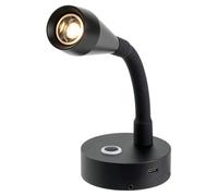 Faretto LED snodato total black - 1 PZ Osculati - 13.867.31 - 1386731