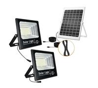 Faretto LED Solare Da Esterno Con Telecomando, Lampione Stradale A Pannello Solare Impermeabile 400W 720LED For Illuminazione Di Percorsi E Cortili(300w 540led)