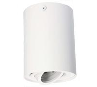 Faretto LED sporgente, plafoniera a LED sporgente, plafoniera in alluminio bianco rotondo, Ø95 mm x 125 mm (LT3 bianco)