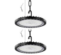 Faretto LED UFO,100W 10000LM Lampada da Officina,6500K Bianco LED Industriale Faretto,IP65 Impermeabile Proiettore Faretto LED Lampadario UFO,Lampada Interni Industriale per Garage Magazzini Fabbrica