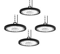 Faretto LED UFO 300W, 30000LM LED UFO Lampada, Illuminazione da Magazzino a LED Impermeabile IP65 6000-6500K con Bianco Freddo per Garage, Officina, Fabbrica, Corridoio(4pcs,300W)