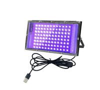 Faretto LED UV 395nm USB 5V luce da palco ultravioletta 50W 100W impermeabile da discoteca Usi multipli(96 Leds)
