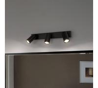 Faretto LEDVANCE Octagon, dimmerabile, a 3 luci, nero LEDVANCE