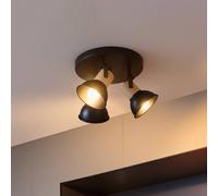 Faretto Lindby Bosko, a 3 luci, rotondo LINDBY