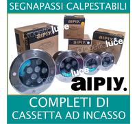 FARETTO LUCE LED 1W 3W SEGNAPASSO SEGNAPASSI CALPESTABILE ESTERNO INTERNO