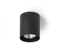 Faretto MANTOVA I da soffitto nero opaco 230V GU10 35W