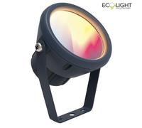 LUTEC connect Picchetto LED Mini Leto, RGBW comandi smart LUTEC connect