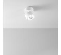 Faretto Moderno Camera Metallo Bianco Led 15W 3000K