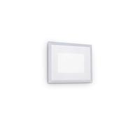 Faretto Moderno Indio Alluminio Bianco Led 5W 3000K Luce Calda