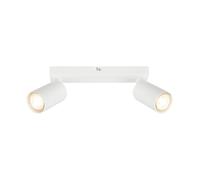 Faretto Moderno Tib Metallo Bianco 2 Luci Gu10 [EEK: A++]